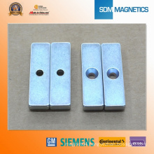High Quality Certificated Magnet Neodymium Block with Hole